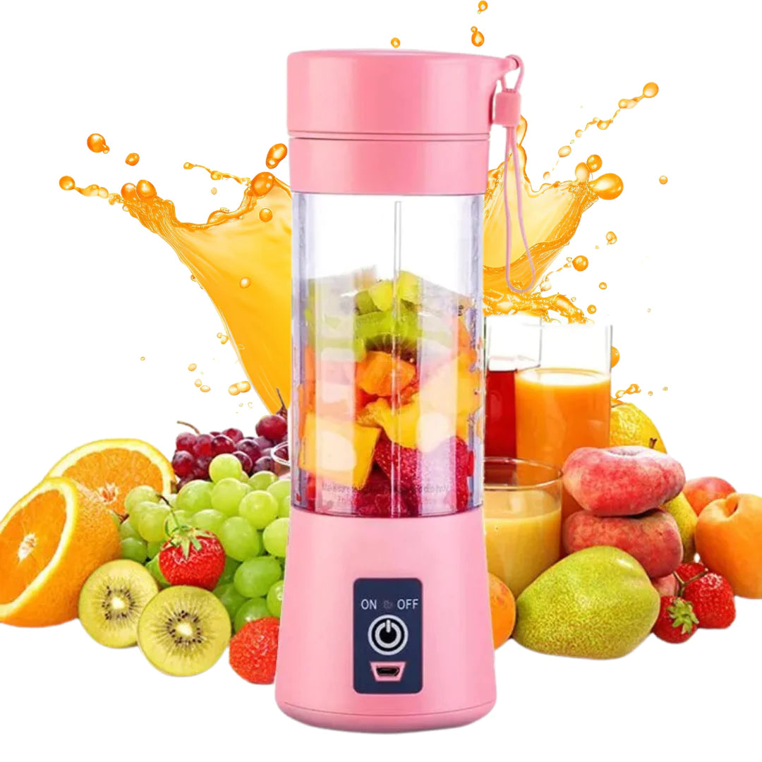 MINI LICUADORA PORTÁTIL RECARGABLE USB VASO DE 380 ML